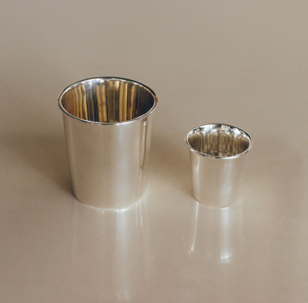 Collection Capucin - timbale et rond de serviette