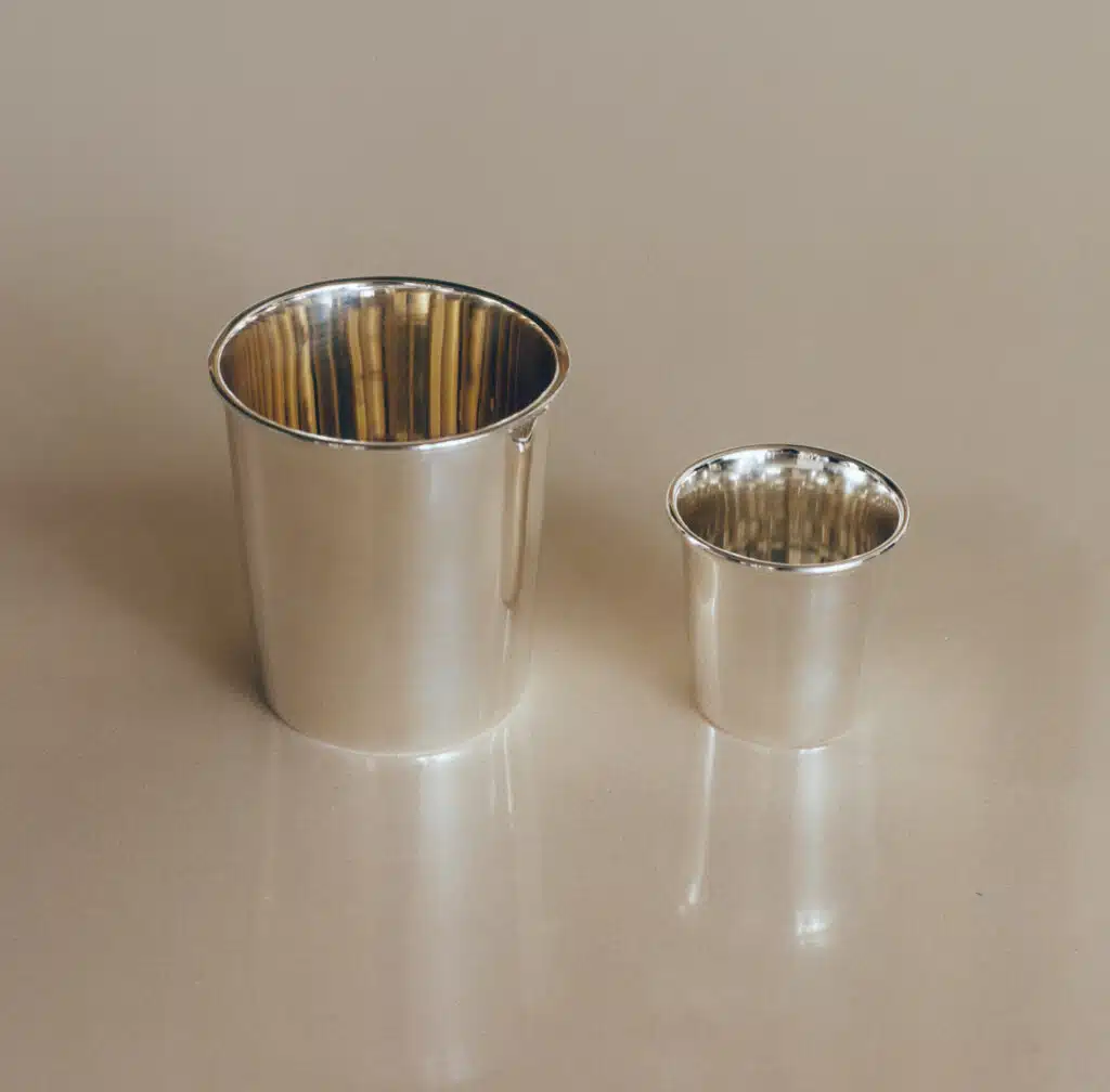 Collection Capucin - timbale et rond de serviette