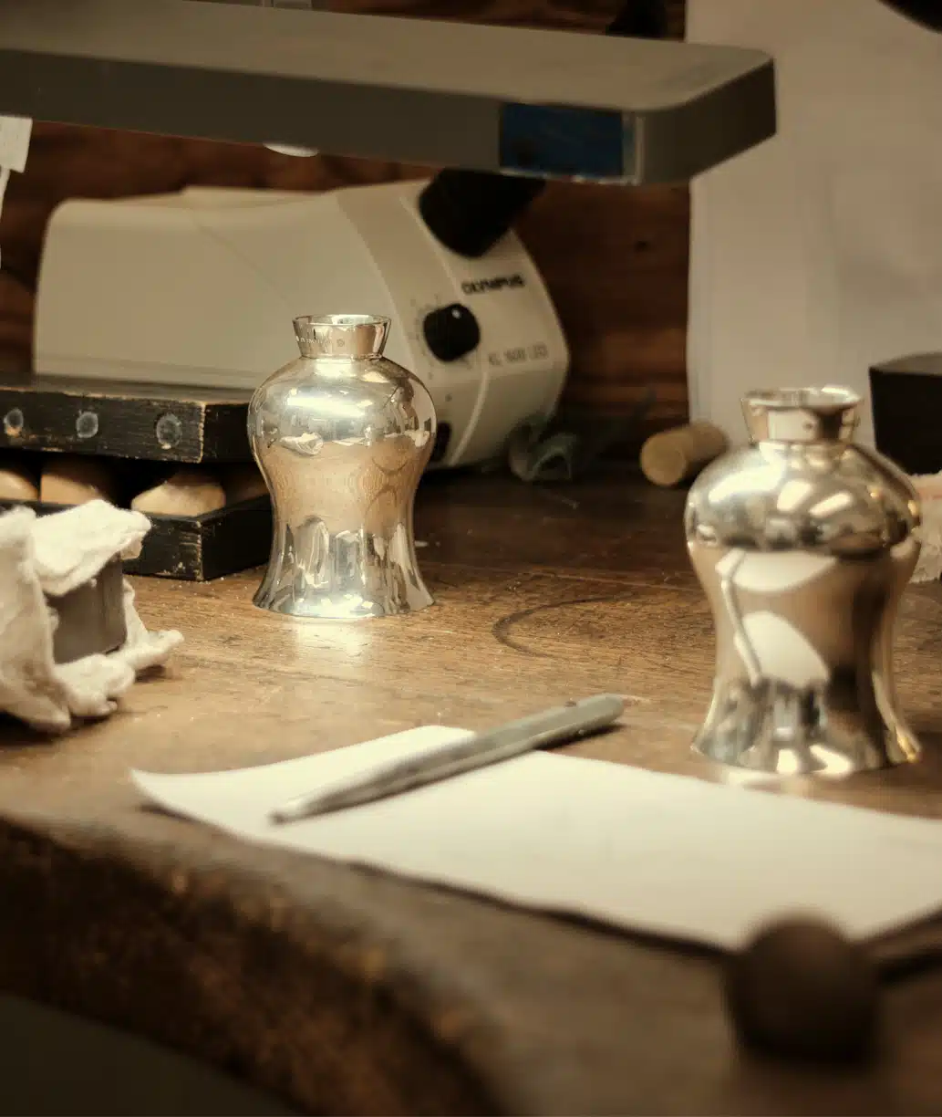 Personnalisation d'une timbale à champagne