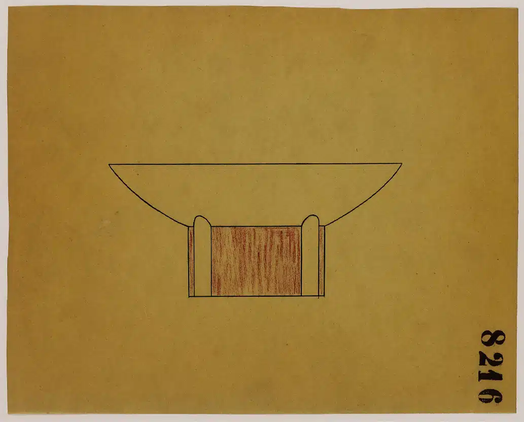 Dessin d'archive de la coupe Tube