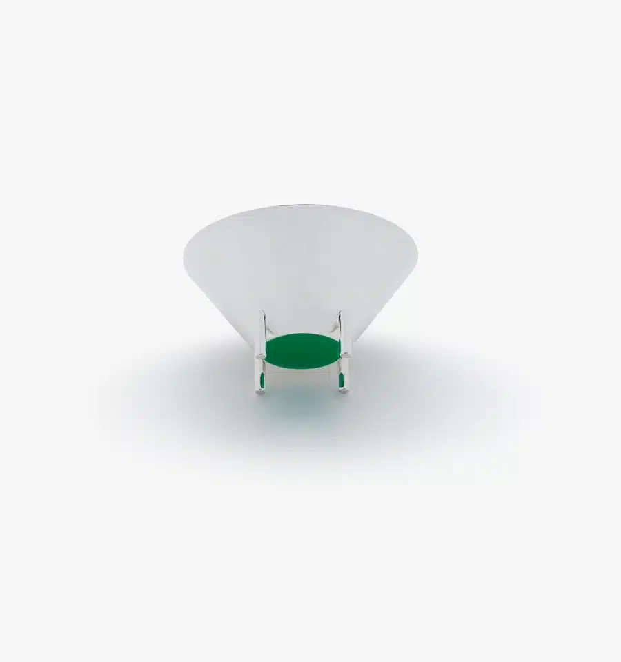 Verre vert n°03 de la collection Kanmi réalisée en collaboration avec Tomás Alonso